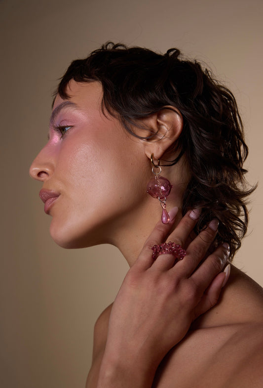 Nova Earrings - Rose Gold