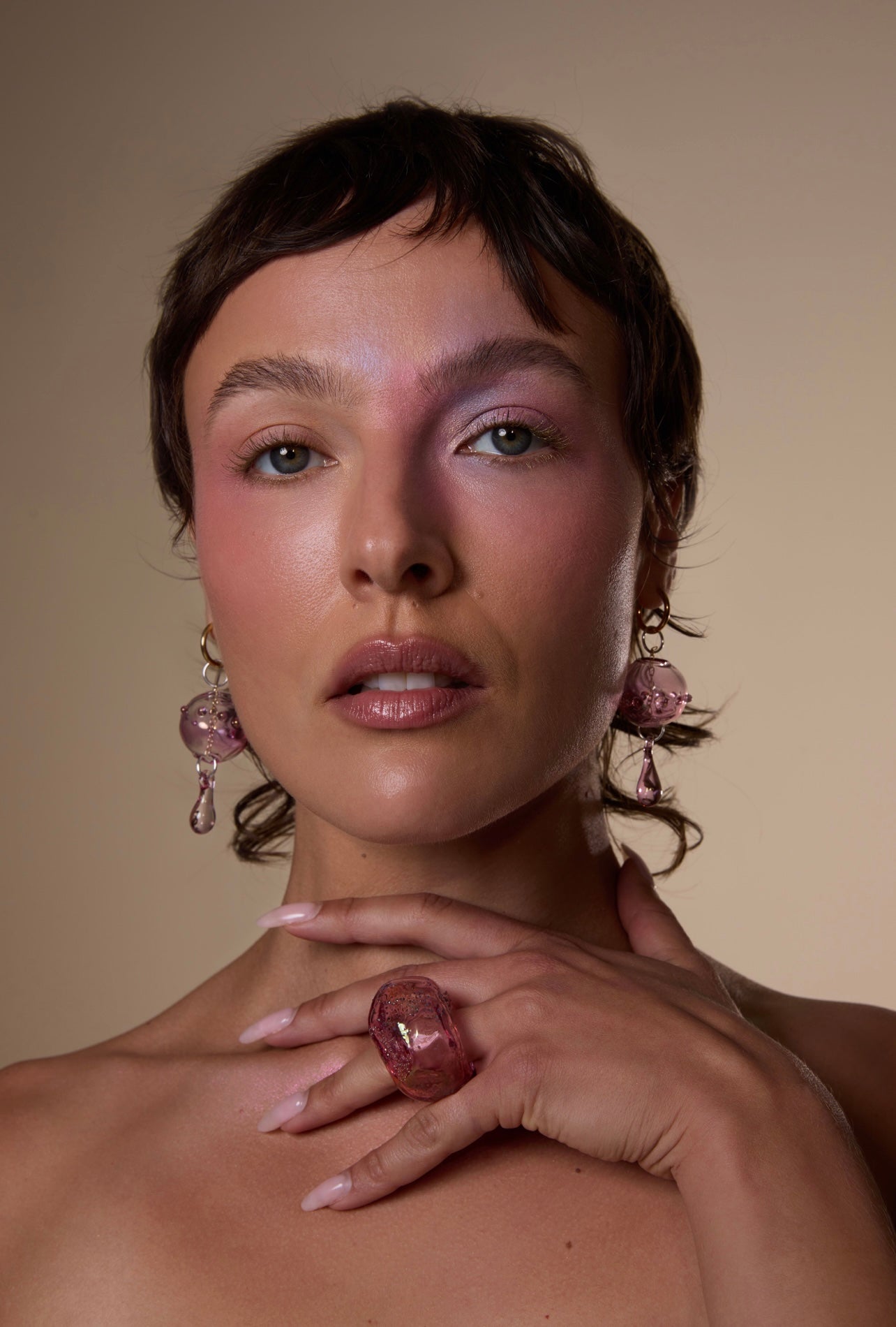 Nova Earrings - Rose Gold