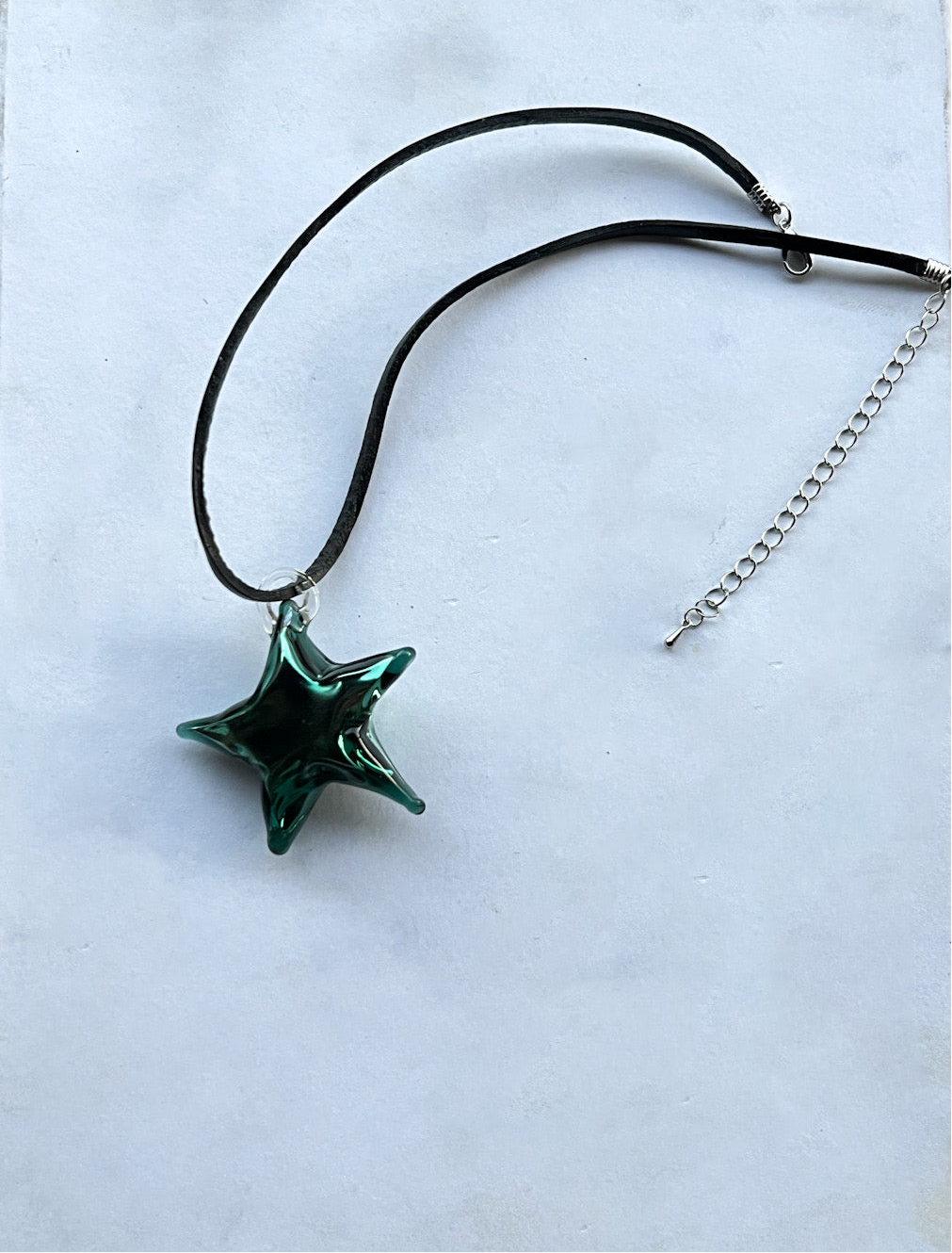 Teal Star Pendant